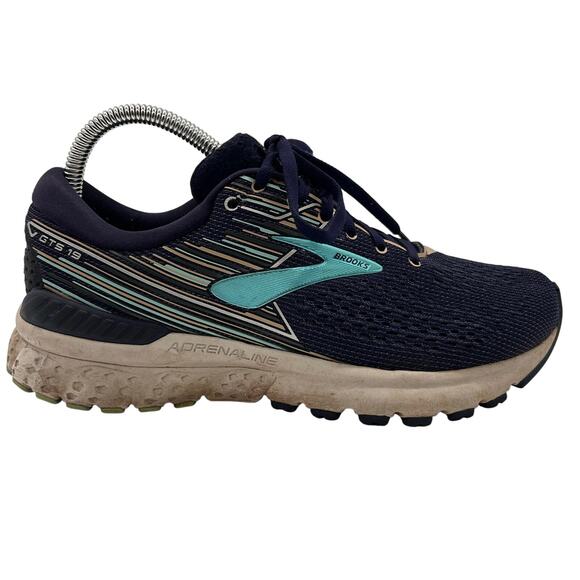 Brooks Adrenaline GTS 19 Road Running Sneaker Shoes Purple Women's 9‎ B (Medium) - Picture 1 of 12